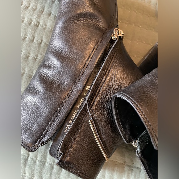 Geox Black Leather Ankle Boot EU38 - Picture 5 of 6